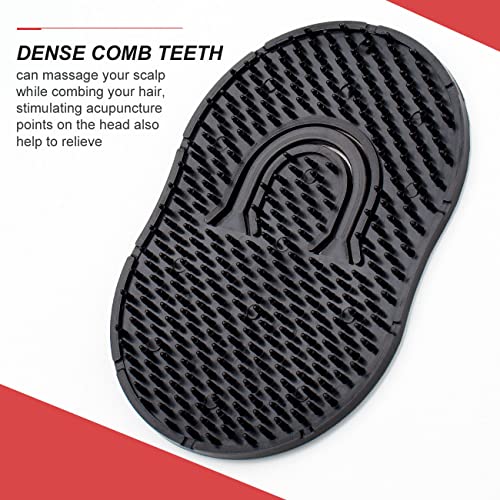 Difenni Portable Palm Grooming Set 6 Pack Scalp and Beard Brushes