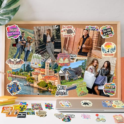 106 Pcs Positive Affirmation Waterproof Vinyl Stickers Set