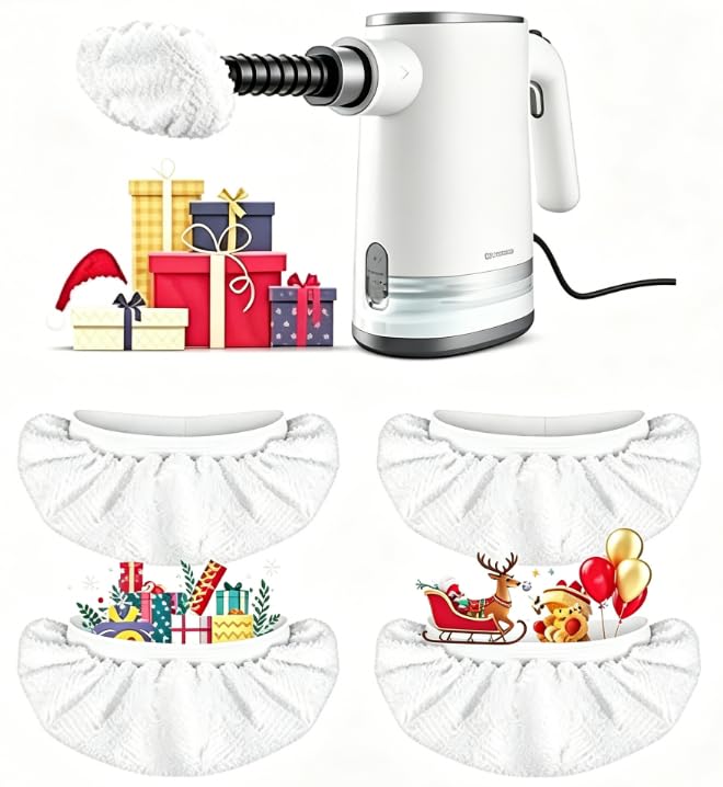 Universal Reusable Steam Cleaner Pads for Handheld Steamer - Bissell, Wagner, PurSteam Compatible