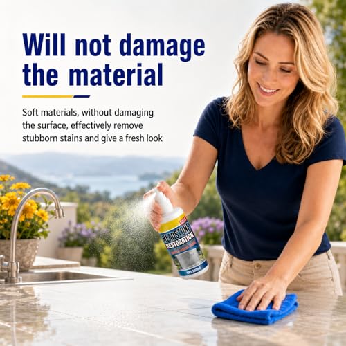 Tombstone Cleaning Spray for Granite & Marble Memorials - 2PC Kit