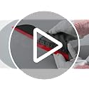 FOSHIO Mini Squeegee Set - 2 Pack for Window Cleaning & Vinyl Smoothing