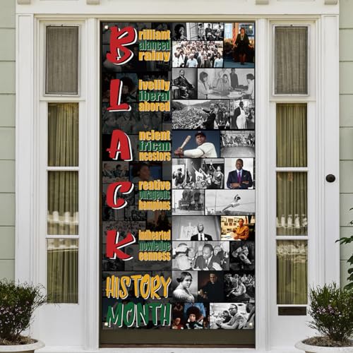 Black History Month Banner - 71x35in Polyester Decoration