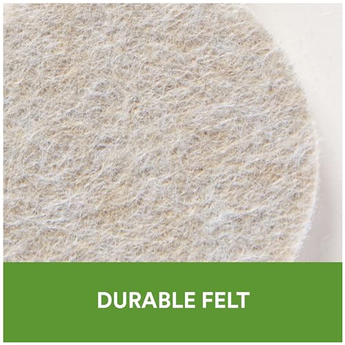 Scotch Felt Furniture Pads 1 Inch Round Beige 32 Pack