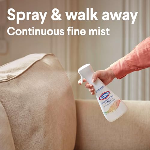 Clorox Disinfecting Mist Lemongrass Mandarin 1 Fl Oz Reusable Spray