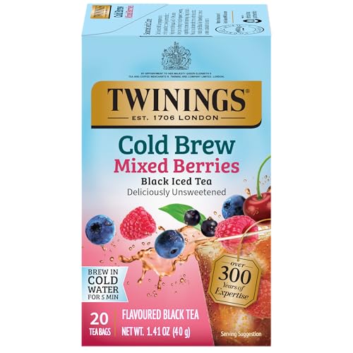 Twinings Mixed Berries Cold Brew Iced Tea Bags - 20 Count