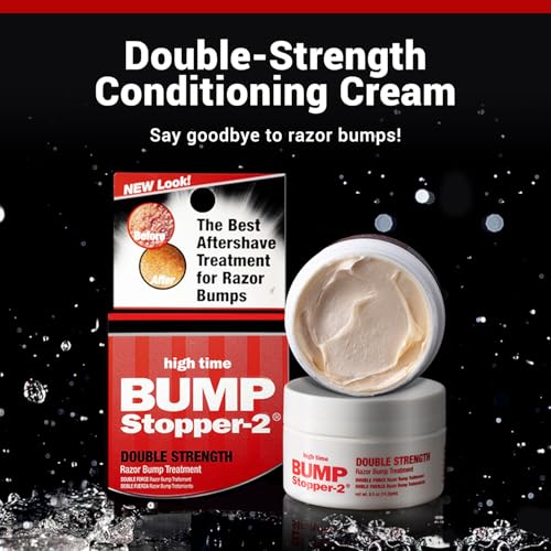 Bump Stopper 2 Double Strength Ingrown Hair & Razor Bump Treatment Cream 0.5 oz