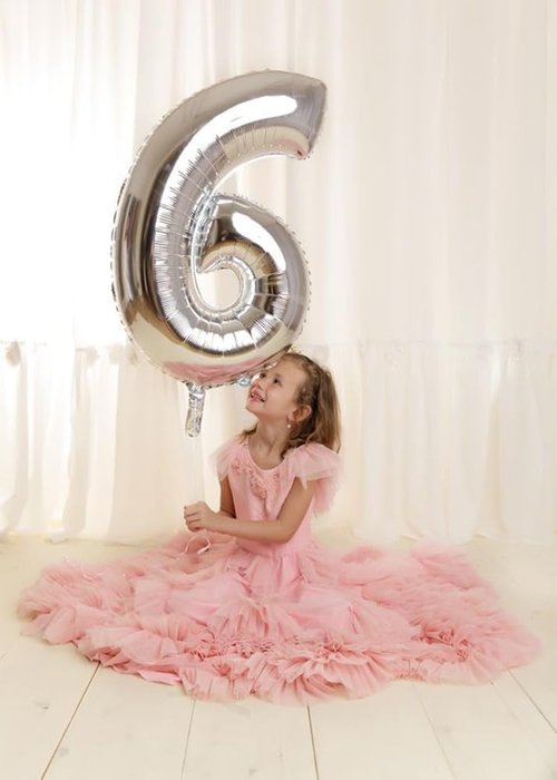 40 Inch Silver Number 9 Balloon - Perfect for Birthday, Engagement, Wedding & Graduation Celebrations