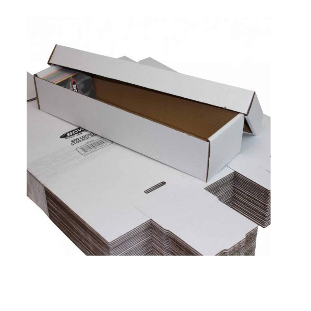BCW Card House with 12 800 Count Storage Boxes | Holds Up to 9,600 Standard Trading Cards | Corrugated Cardboard Card Storage Unit | Trading Card Organizer for Sports & TCG Collections