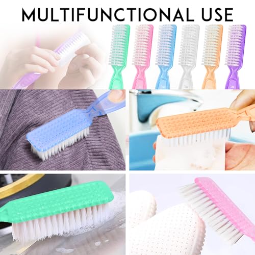 HOFASON 6 Pack Nail Brush for Cleaning Fingernails and Toes