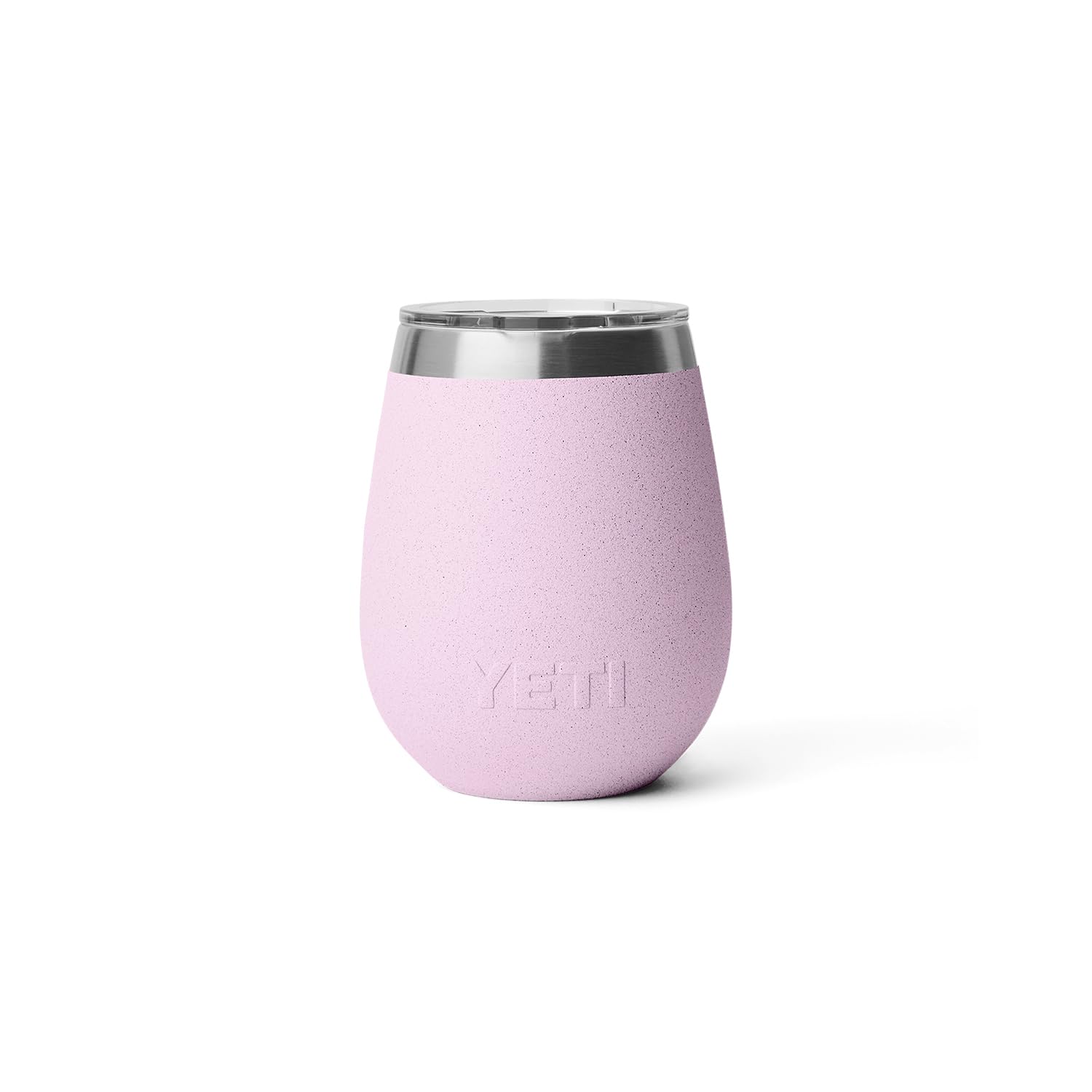 YETI Rambler 10 oz Wine Tumbler, Vacuum Insulated, Stainless Steel with MagSlider Lid, Cherry Blossom