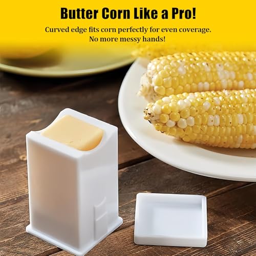 Plastic Butter Spreader Set - 4 Pack for Corn, Toast & Waffles