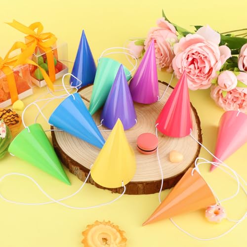 10 Pcs Colorful Mini Party Hats for Stuffed Animals