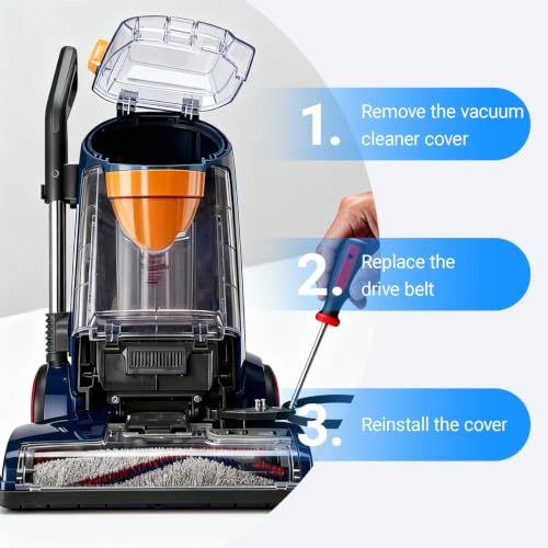 3-Pack Vacuum Replacement Belt for Dyson DC17 Animal Cleaner