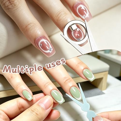SAWNIT Ring Cat Eye Magnet Tool for Gel Nail Polish Art