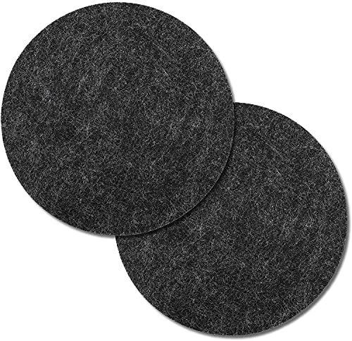 Urbanstrive 4-Inch Absorbent Felt Coasters - 2 Pack for Drinks