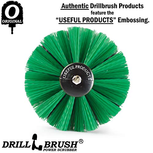 Drillbrush Kitchen Scrub Brush Medium-Green for Oven & Sink Cleaning