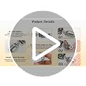 Qoncosy Antique Vintage 8PCS Sweater Clips for Cardigans & Dresses - Retro Cinch Set