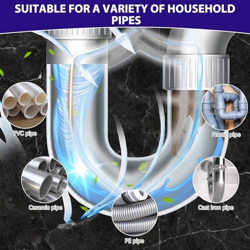 XiuFa Powerful Drain Clog Remover - Fast-Acting Sink & Pipe Cleaner