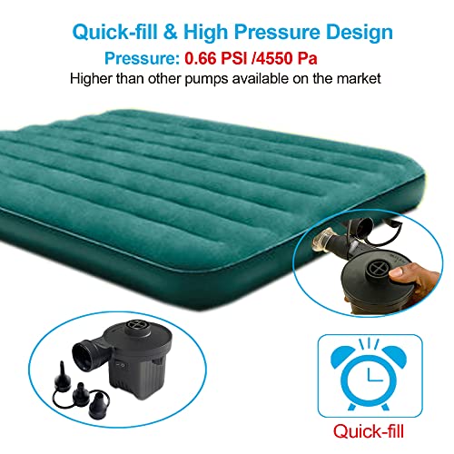 BrilliantHouse Portable Electric Air Pump 4.5x3.5x3.9 Inch for Inflatable Items