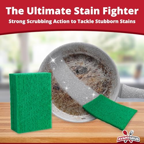 Eco-Friendly 10 Pack Cleaning Scour Pads - Avant Grub