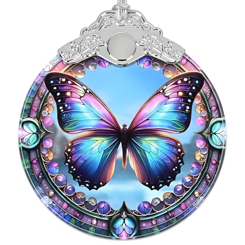 Handmade Purple Butterfly Christmas Ornament - Unique Decor