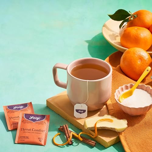 Yogi Organic Throat Comfort Herbal Tea - 16 Count