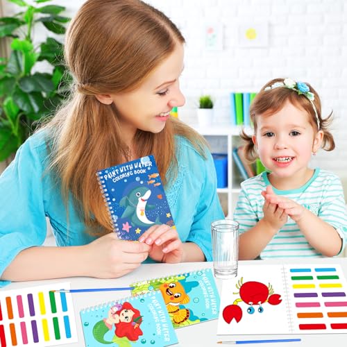 Under the Sea Water Coloring Books - 24 Mini Activity Books for Kids