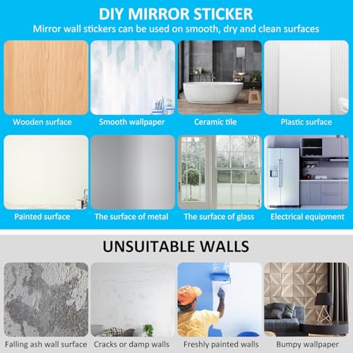 Silver Vacuum Suction Cup Hooks - No Drill Removable Hanger for Bathroom