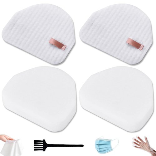 2-Pack NV480 Vacuum Filters Replacement- Compatible with NV100, NV105, NV450, NV480, NV200 Light Upright Vacuum Cleaner - Replaces XFF450 & XFL100，2 Felt & 2 Foam Filters with brush