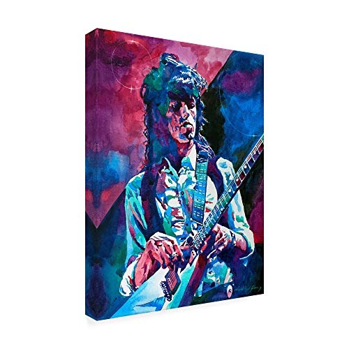 Trademark Fine Art Keith Richards A Rolling Stone by David Lloyd Glover, 14x19