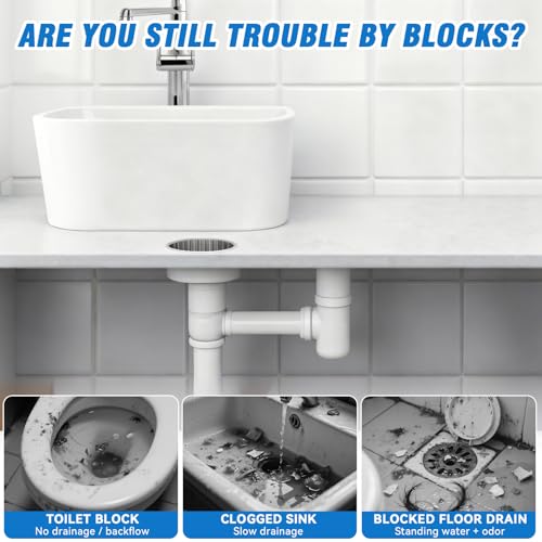Balldanlu Drain Clog Cleaner Granules, 260ml Powerful Sink & Shower Opener