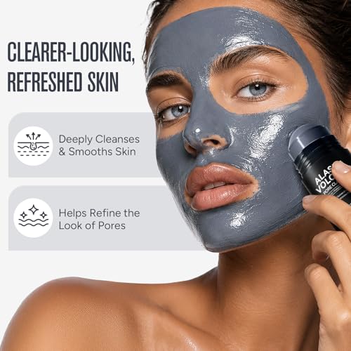 MVBQIVI Volcanic Clay Mask Stick, Pore Cleansing & Exfoliating Mud Mask 40g