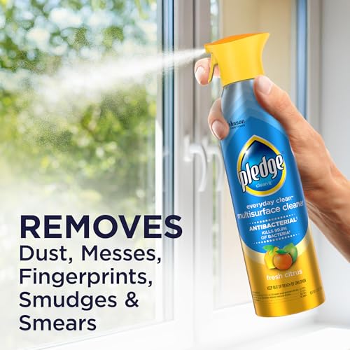 Pledge Antibacterial Multisurface Cleaner Spray - 9.7oz Citrus Scent