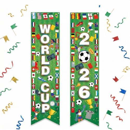 World Soccer Cup 2026 Hanging Banner | Premium Outdoor Decor