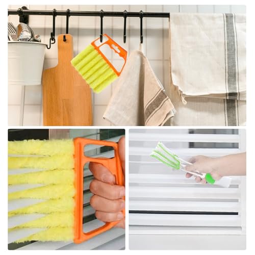 Starfa Lab 4-Piece Venetian Blind Cleaning Set - Handheld Dusting Tools