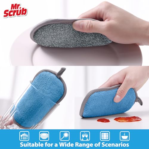 Mr. Scrub All-Purpose Non-Scratch Kitchen Sponges - 6 Pack