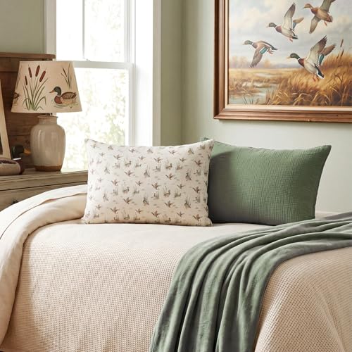 Mallard Duck Toddler Pillowcase 2-Pack, 100% Cotton, 13x18