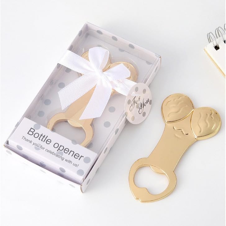 Haodeli Gold Bottle Opener Elegant Beer Opener with Gift Box