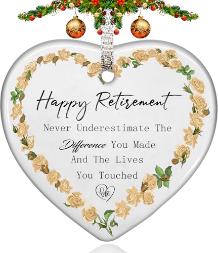 Meaningful Retirement Gift for Women | Ceramic Ornament 2026
