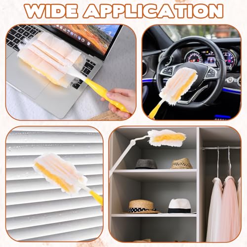 Adjustable Replacement Duster Handles for Swiffer - 2 Pcs Set