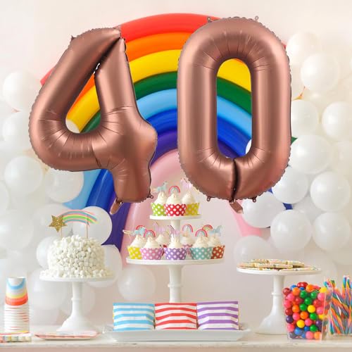 40-Inch Number 30 Foil Balloon for 30th Birthday & Celebrations