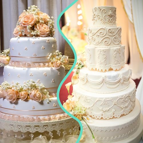 Adjustable Cake Arc Ruler & Fondant Decorating Arch Guide Tool - 2 Set