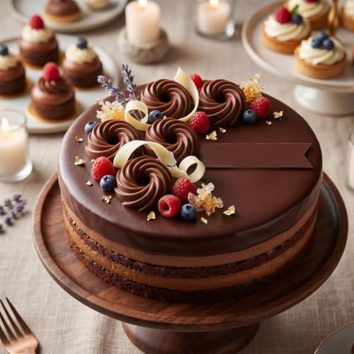 8-Cavity Bundt Silicone Molds for Chocolate & Candy Making