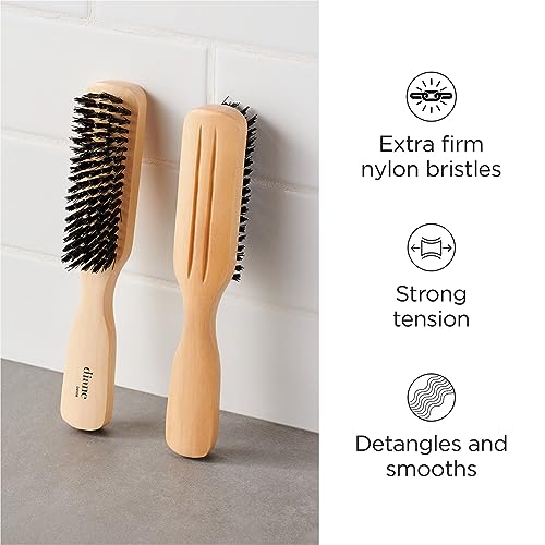 Diane Hard Nylon Bristle Styling Brush for Men & 360 Waves