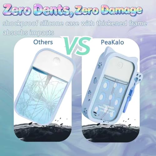 PeaKalo Cat Silicone Case for Touchland Hand Sanitizer Spray 1 fl oz
