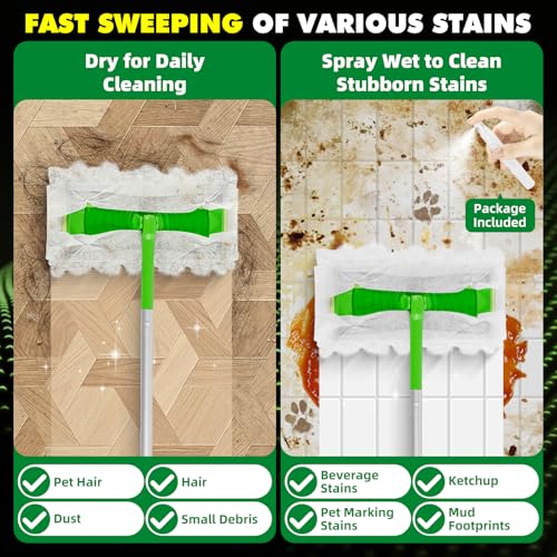 LOVECO Heavy Duty Dry Sweeping Cloths for Swiffer Sweeper, 40 Count Refill