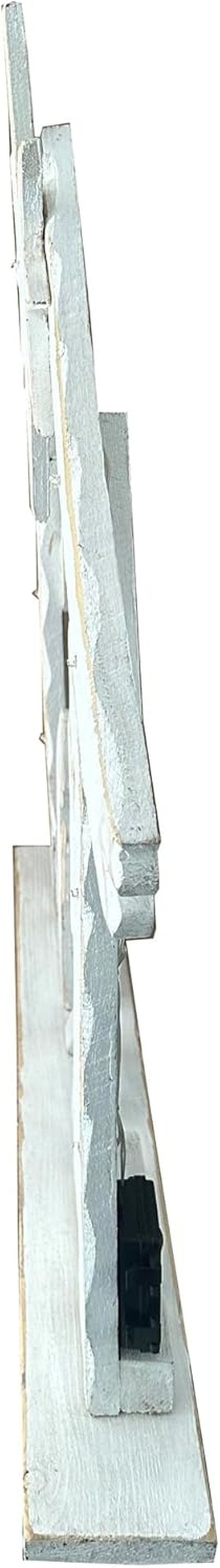 Hi-Line Gift Ltd 30-Inch Lighted Wooden Nativity Family - Battery Operated Christmas Decor with Timer