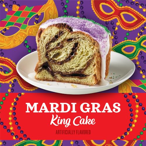 Community Coffee Mardi Gras King Cake Flavored Ground Coffee, 32 oz