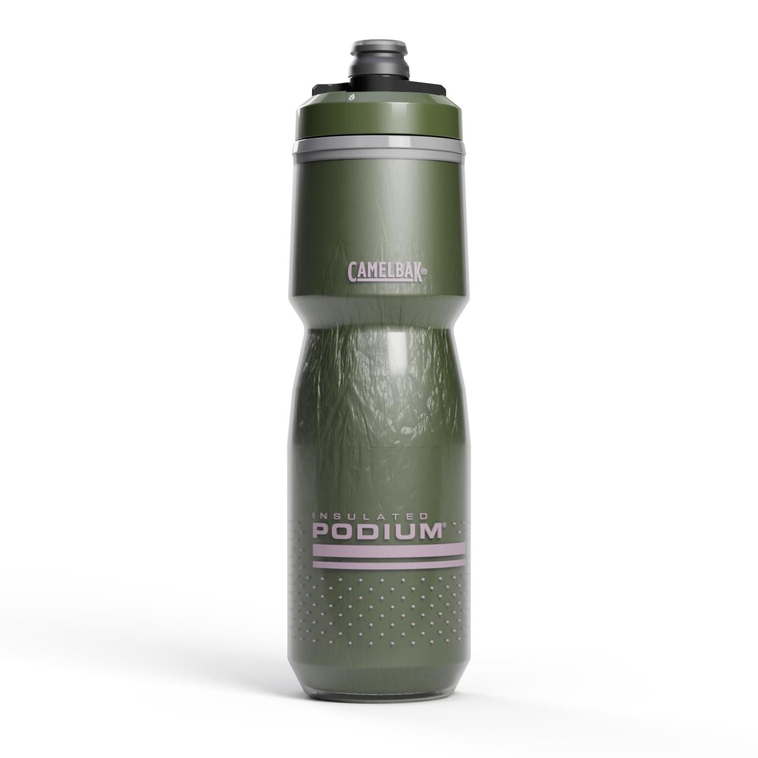 CamelBak Podium Chill Insulated Bike Squeeze Water Bottle, Cold Retention for Cycling, 24oz, Deep Fern