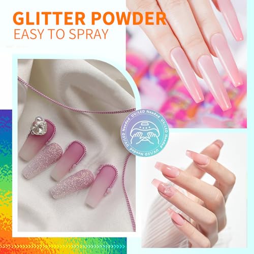 Finger Secret Spray Nail Dip Powder - Easy Gradient Nail Art
